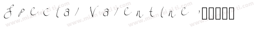 Special Valentine字体转换